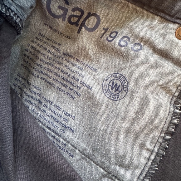 GAP 1969 5 Pocket Denim Pant - Dark Grey Wash - Size 34 x 30 - Picture 5 of 5